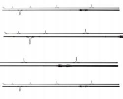 Daiwa Horgászbot Daiwa Black Widow Xt Carp 360/3, 00lb (11584-360)