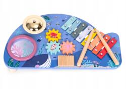 ECOTOYS Fából készült asztal hangszerekkel gyerekeknek Ecotoys (5905817003884)