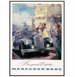  Poszter Mercedes Benz Klasszikus autó Vintage A3 (Plakat stare samochody)