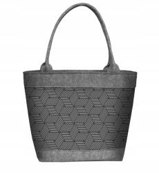 Bertoni Közepes méretű, filcből készült városi kézitáska Polo Cube modell (TP31)