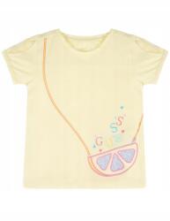 GUESS Sárga Póló, nyomott mintás, patentos, 3-6 hónapos (402156)