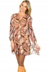 Ba&sh Mintás Mini Ruha, Size S, mintás, klasszikus stílus (379943)