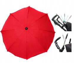 Skyline Babakocsi napernyő, piros vászon, kerek, napvédő, 75cm, UV50 szűrő Pl (PO003ds9)