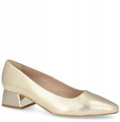 Kotyl Alacsony sarkú bőr cipő Kotyl 1701 Arany 35 (KOTYL 1701 ZŁOTY LICO)