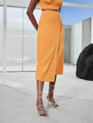 Shein FC25119 Shein Aszimmetrikus MIDI Gombos Szoknya (12) M