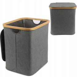 Jumi Szennyestartó Kosár 60l összecsukható Bambusz nagy álló tároló (CD-306905)