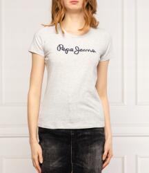 Pepe Jeans Szürke Logózott Póló Melange (M) (590323)