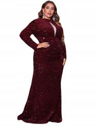  Giffniseti Maxi Ruha, flitteres, nyitott hátú, Size 48