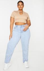 Prettylittlething Kék Cipzáras Farmernadrág (44) (565698)