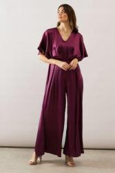 Wallis Bordó Szatén Overál Hosszú Szárú Nyakkivágással V Klasszikus Wallis 46