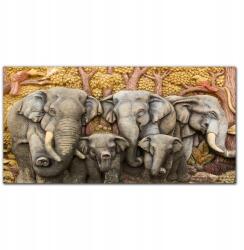 Coloray Vászonkép Állatok elefántok fák 100x50 cm (010030010010000018627)
