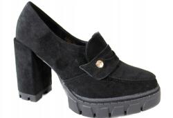 VINCEZA Félcipő Vinceza 20189 MÉRET39 Fekete velúr (20189)