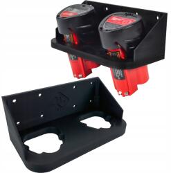 P4U Akkumulátor tartó 2 db Milwaukee M12 akkumulátorhoz (MIL000016-B)