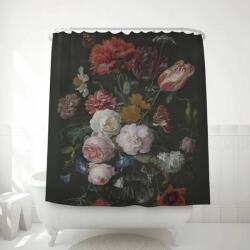 floraweg zuhanyfüggöny, teljes virágmintás poliészter 180x200, wielokolorowy (czdk)