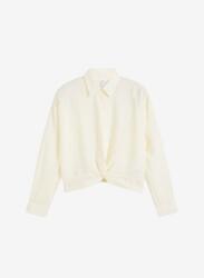 Bonprix 48-as Rövid Ujjú Ing, bézs, 85% viszkóz, 15% poliamid