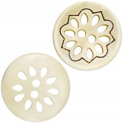 Titanum Gombok Titanum 20mm 20 db áttört fa virág (5903714542987)