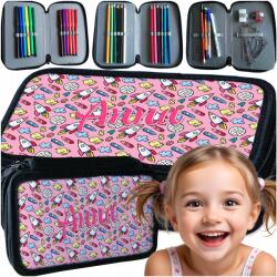 Wyczaruj Prezent Iskolai Tolltartó Iskolai Felszereléssel, Névvel A Gyermek Számára 1