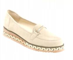 Laura Messi Mokaszin bézs 2284 méret 38 (2284)