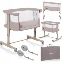 Lionelo Kiságy, szabadon álló, bölcső 3az1ben kiegészítő szett Lionelo Aurora (Łóżeczko dostawne plus kołyska)