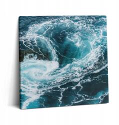 Wallfluent Vászonkép Canvas Edzőterem Stílusos Ajándék Forgó Habzó Hullámok (010030010270000075295)