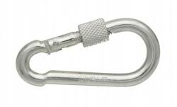 Maan Fém Karabiner Horganyzott Biztonsági Kötélhez 8 x 80mm 230kg #RS2 (1025)