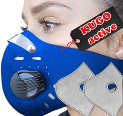Maska Szűrővel Sport Szmog Elleni Vírusvédelem +2 Szűrő Ingyen (g-38-pm10-blue)
