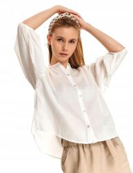 Top Secret Fehér Ing, Size L, 100% pamut, gyűrött anyag