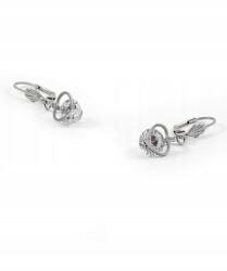  Acél szív alakú fülbevalók