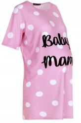 Boohoo Hálóing Rózsaszín Fehér Pöttyös Kismama Nyomott Mintával 36 S__s