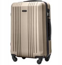 Wings Utazópoggyász közepes méretű, kemény aranyból készült bőrönd ABS-ből Wings (KST01-M-CHAMPAGNE)