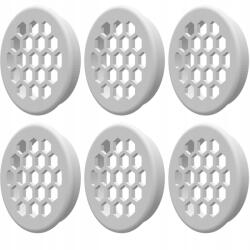 P4U Szellőzőrács Bútorhoz FI44MM Fehér 6 Db-os Méhsejt Szett (HOM100022-W-SET)