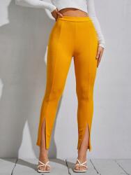 Shein Sárga Elegáns Szivarnadrág 40 L__L