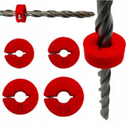 P4U Fúrószár Határolók 5mm, 6mm, 8mm, 10mm Készlet (TLS000003-R)