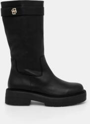 BOSS bőr csizma Rebby - fekete Női 41