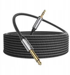 Vention 3.5mm-es Jack - 6.35mm-es Jack audio kábel, 10m, Vention BCYHL, fekete (6922794790124)