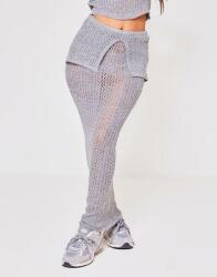 Prettylittlething Szürke Kötött Testhezálló Maxi Hosszú Szoknya Prettylittlething 34