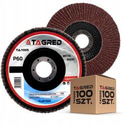 Tagred 100x Csiszolótárcsa Levélcsiszoló 125 MM P60 (TA1005x100)