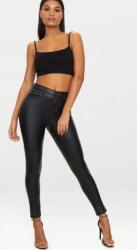 Prettylittlething Prettylittle Fekete Bőrszerű Nadrág 32-ES