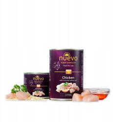 nuevo Premium konzerv Nedves macskaeledel Csirke rizzsel 400g
