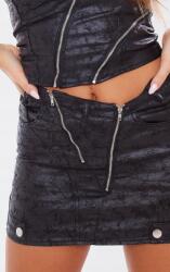 Prettylittlething DC32315 Viaszolt Mini Farmer Szoknya Prettylittlething (11) M