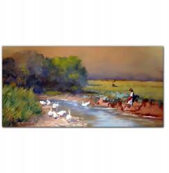 Coloray Vászonkép Falusi lúd festmény 100x50 (010030010010000016765)