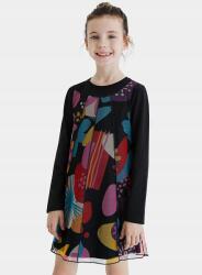Desigual Fekete Mini Ruha Mintás (5-6L) (592516)