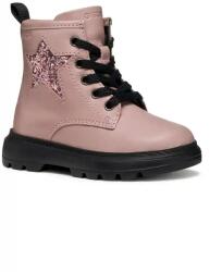 Geox gyerek bokacsizma bőrből KIDDARTAH fekete, B465YA. 085EW - rózsaszín 20