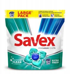 Savex Fresh Caps 28 db Prémium mosókapszula fehér és világos ruhákhoz (3800024046896)