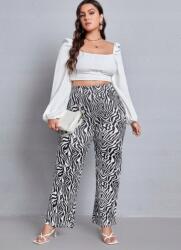 Shein Elasztikus Print Női Nadrág 3XL Eea