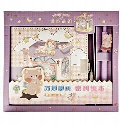 Jingu Stationery Napló jegyzettömb kulcstartóval, 108 k tollal (26509)