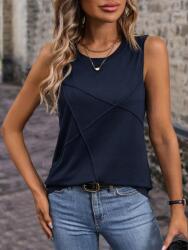 Shein CC35313 Shein Fekete Felső Látható Varrásokkal (41) L