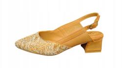 Maciejka Czółenka Maciejka Bőr Sárga 05501-07/00-01, méret 38 (05501-07/00-01)