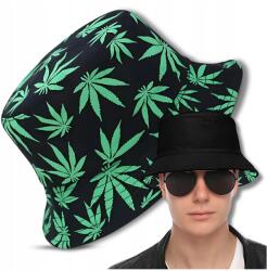 EdiBazzar Sapka Bucket Horgász kétoldalas levelek fekete nyári strand Hat (Kapelusz Czapka BUCKET RYBACKI dwustronny)