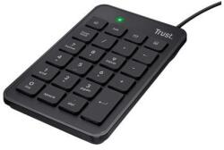 Trust Numerikus billentyűzet, USB, TRUST "Xalas", fekete (22221) - nyomtassingyen
